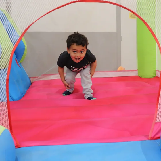 A pupil at the Fall Fest